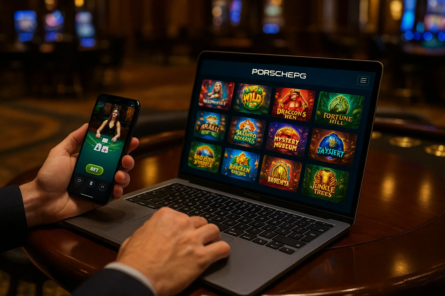 Jogos de cassino online inovadores e emocionantes na PORSCHEPG