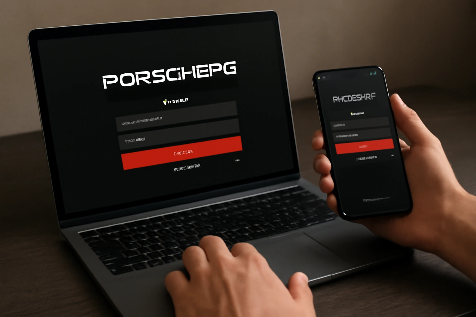 Não Perca tempo, o rRgistro na site PORSCHEPG